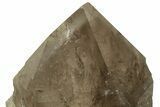 Huge Smoky Quartz Crystal on Metal Stand - Brazil #219132-1